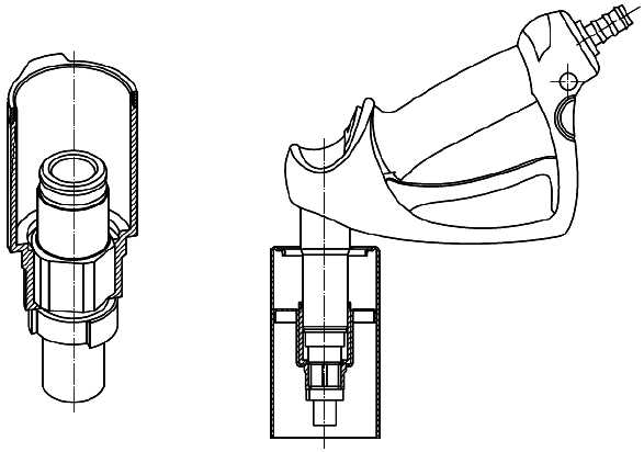 Рисунок А.1 - Пример герметичной системы дозаправки